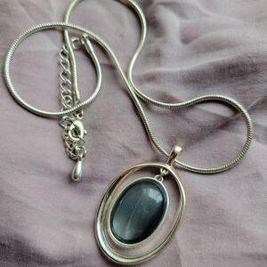 Elegant Silver Pendant Necklace